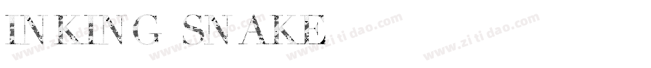 INKING SNAKE字体转换